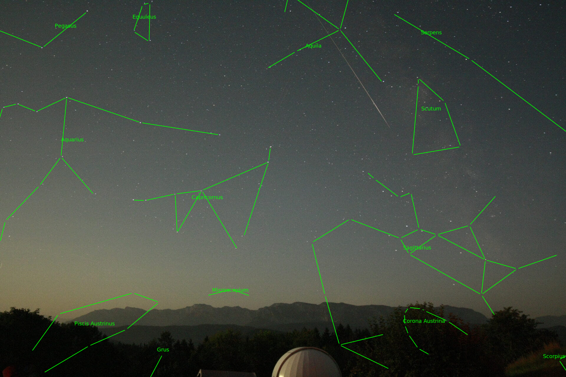 Sternkarten-Overlay (Astrometry.net)
