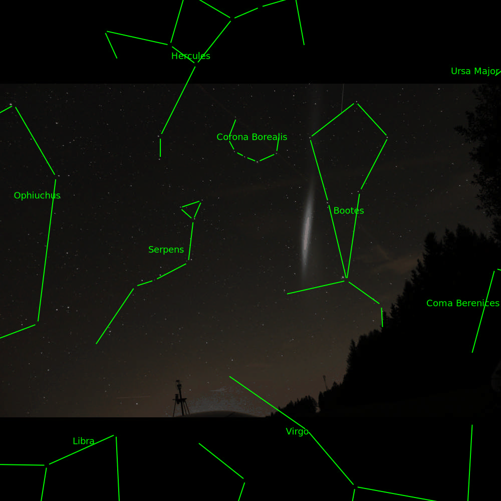 Sternkarten-Overlay (Astrometry.net)