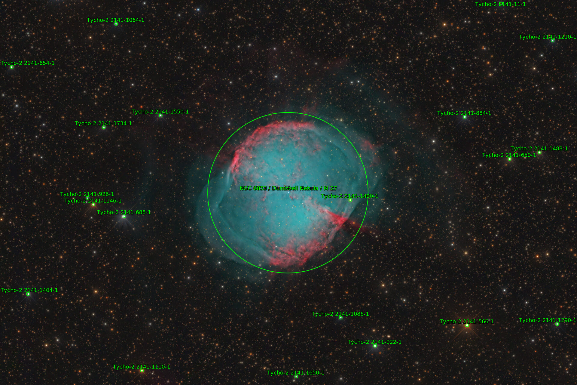 Sternkarten-Overlay (Astrometry.net)