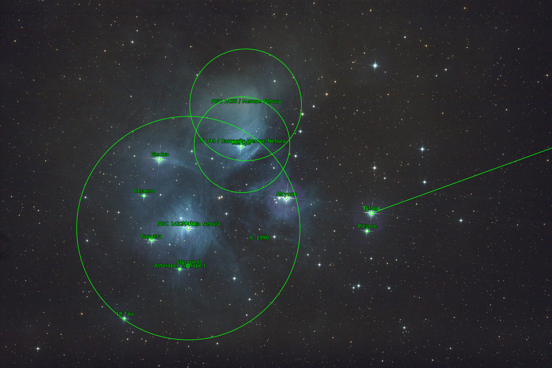 Sternkarten-Overlay (Astrometry.net)