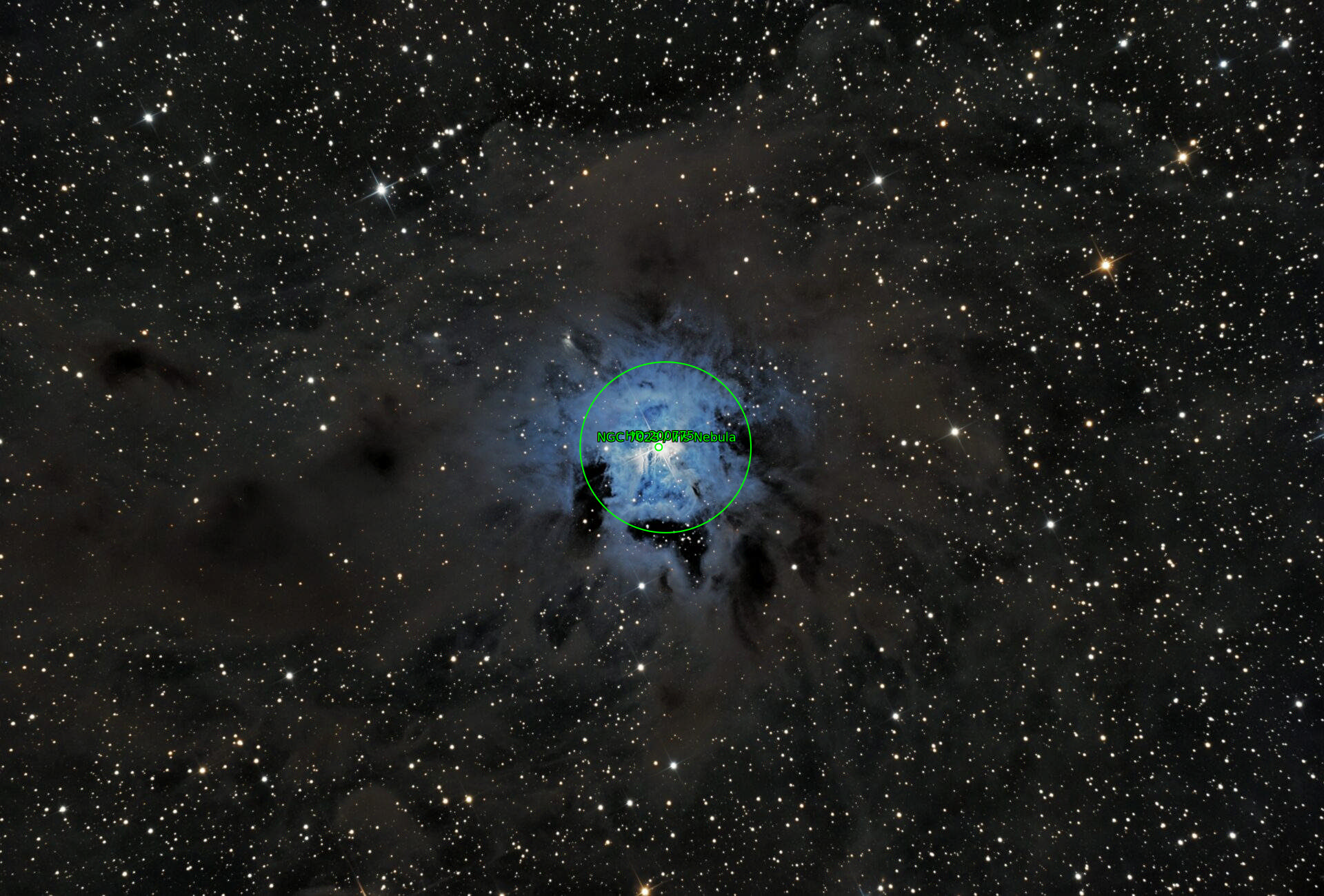 Sternkarten-Overlay (Astrometry.net)