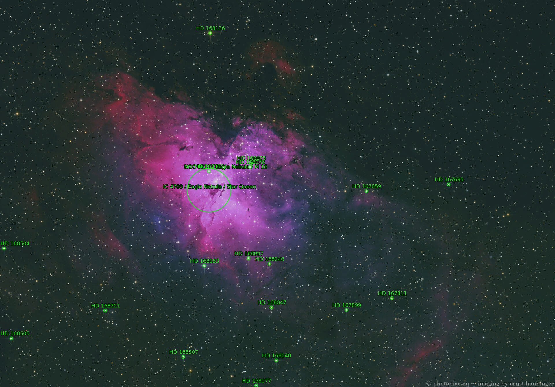 Sternkarten-Overlay (Astrometry.net)