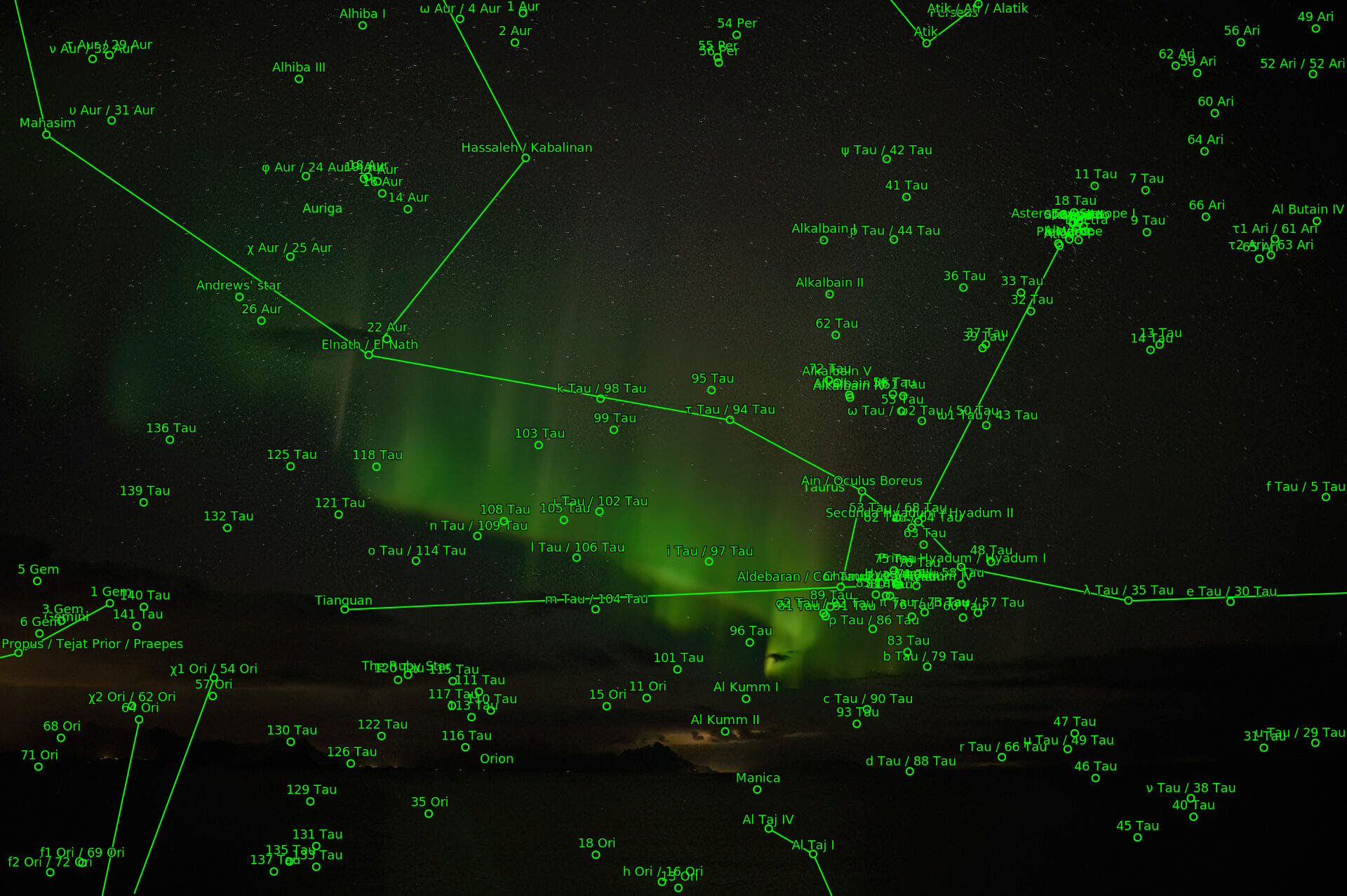 Sternkarten-Overlay (Astrometry.net)