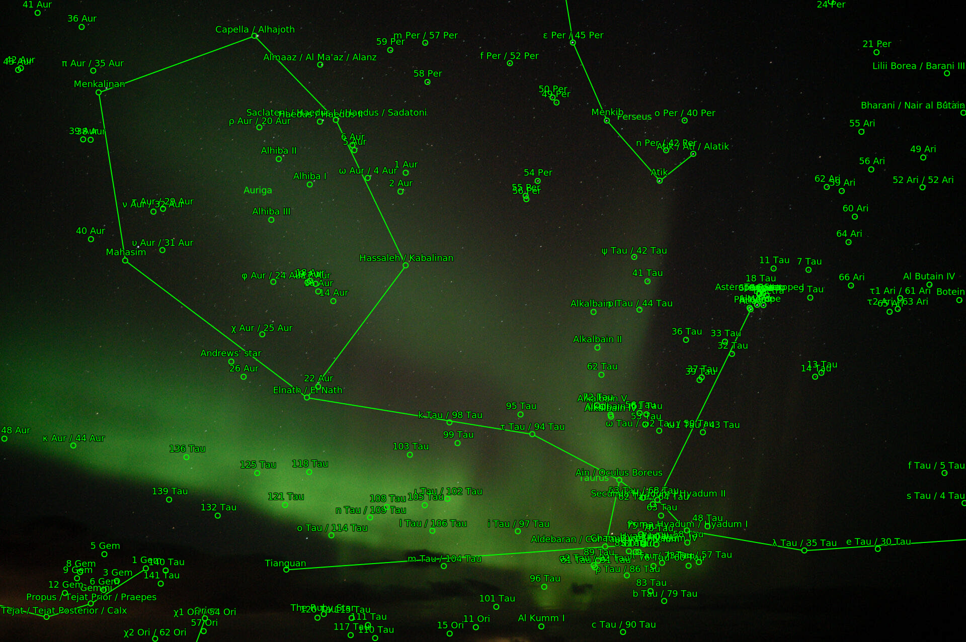 Sternkarten-Overlay (Astrometry.net)