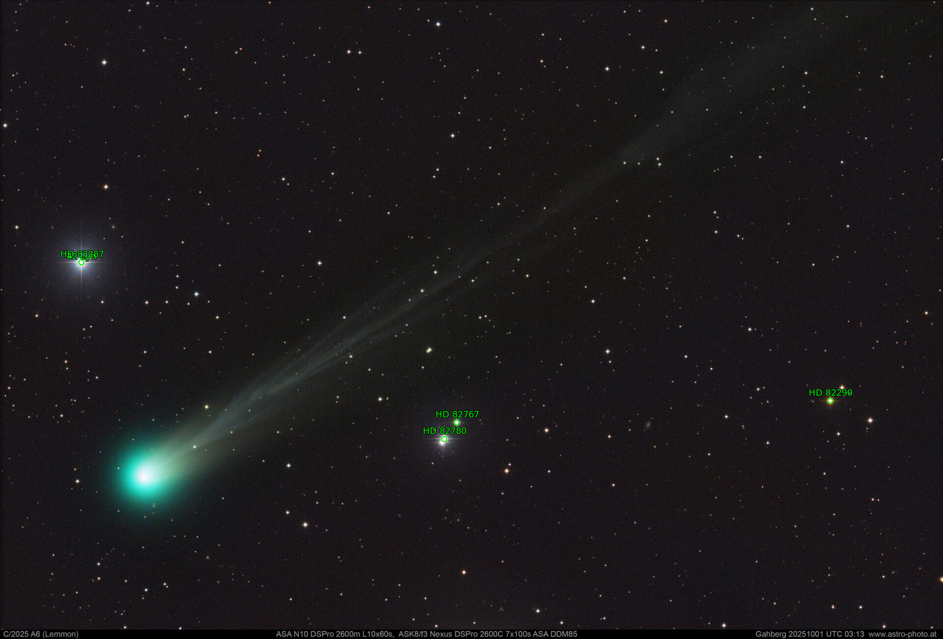 Sternkarten-Overlay (Astrometry.net)