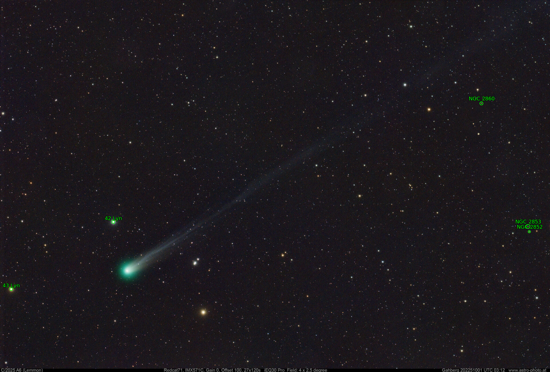 Sternkarten-Overlay (Astrometry.net)