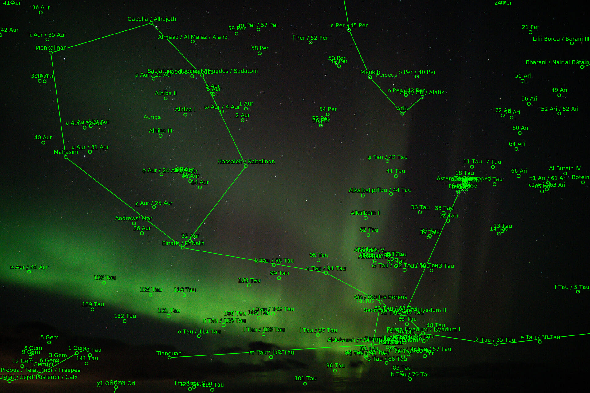 Sternkarten-Overlay (Astrometry.net)