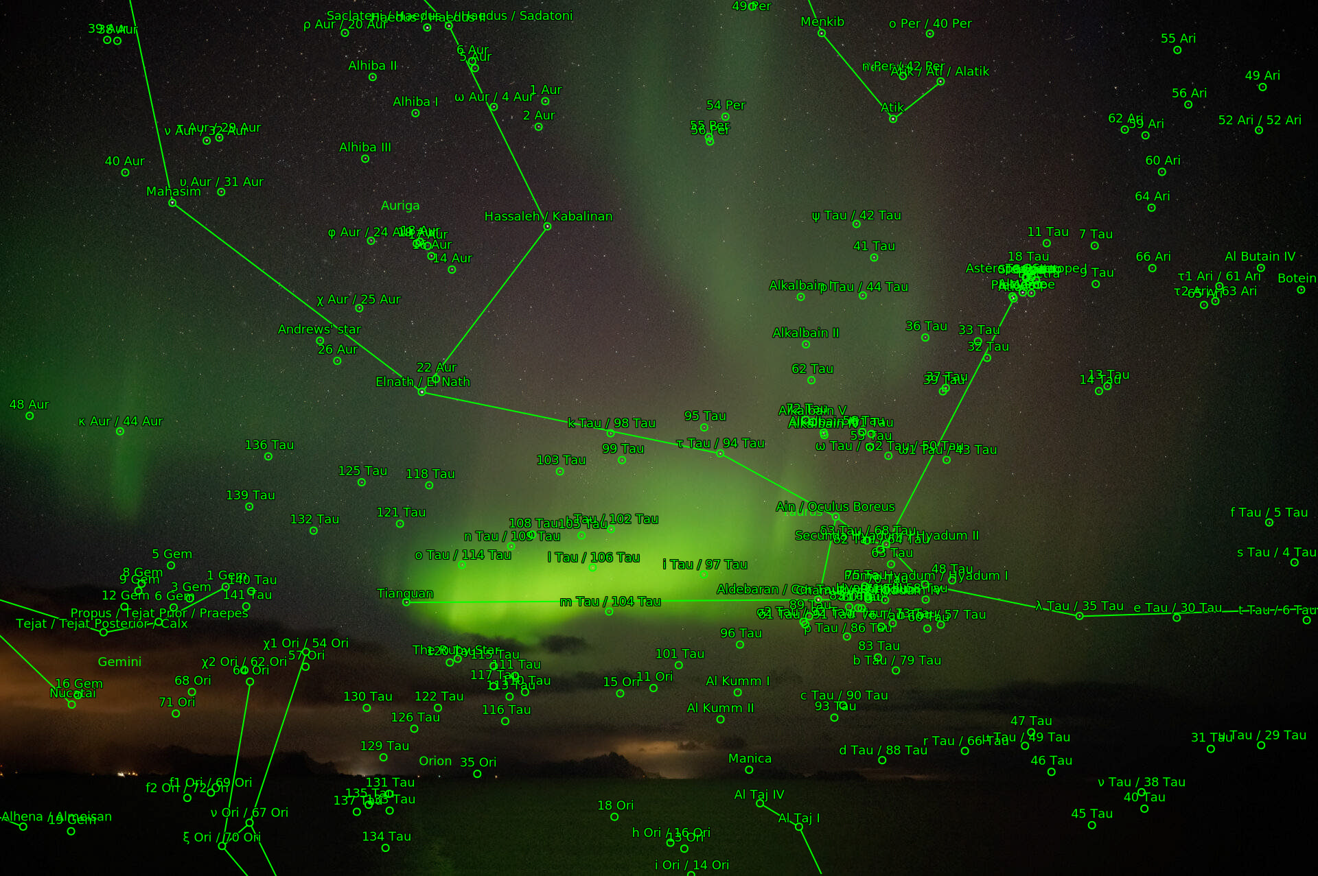 Sternkarten-Overlay (Astrometry.net)