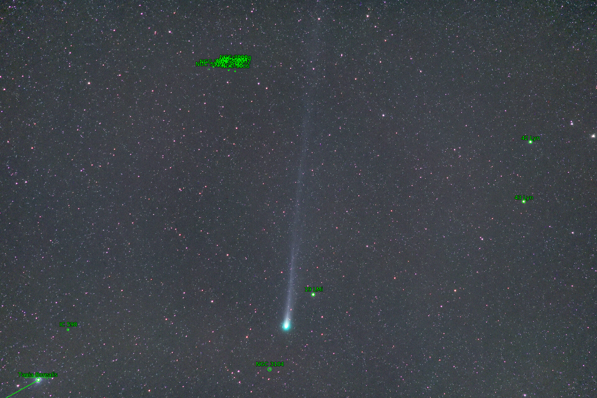 Sternkarten-Overlay (Astrometry.net)