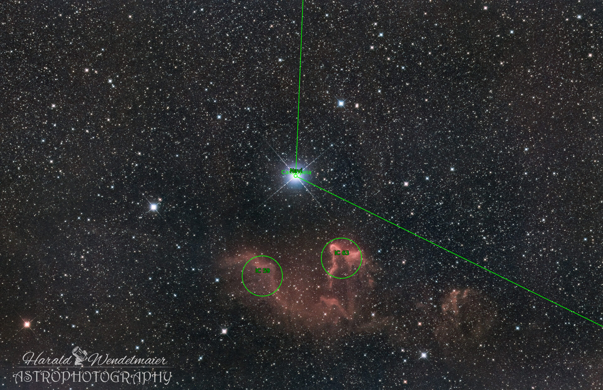 Sternkarten-Overlay (Astrometry.net)
