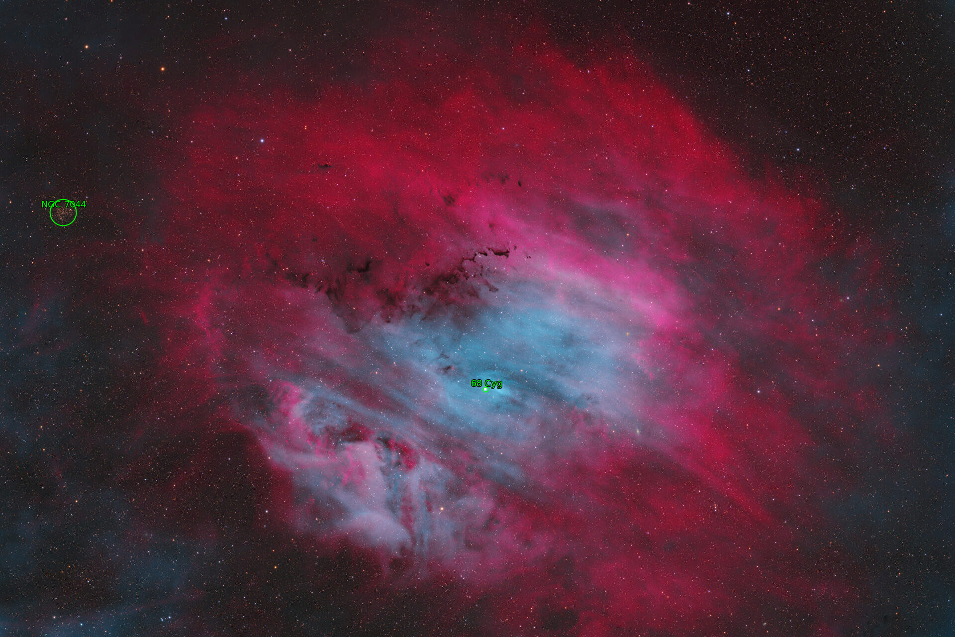 Sternkarten-Overlay (Astrometry.net)