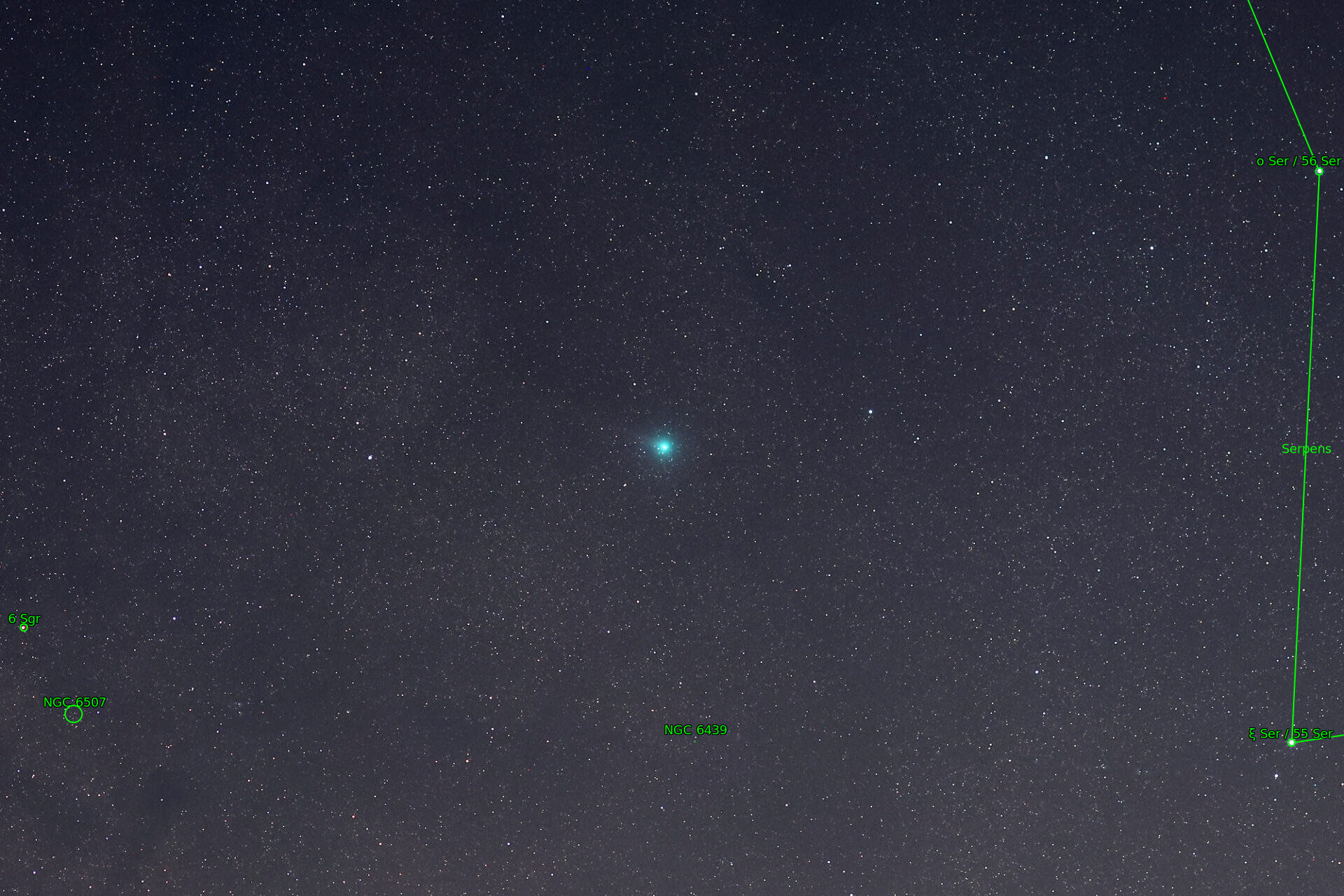 Sternkarten-Overlay (Astrometry.net)