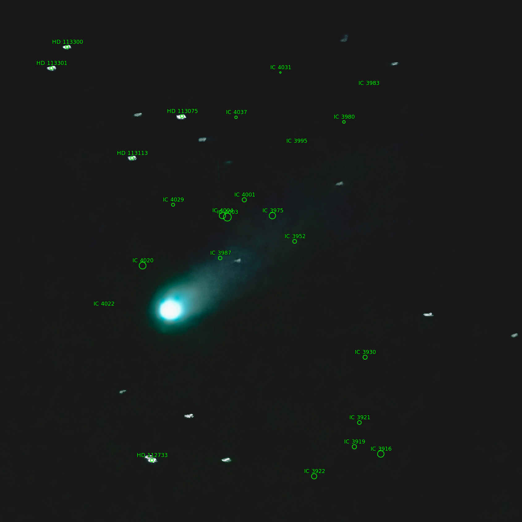 Sternkarten-Overlay (Astrometry.net)