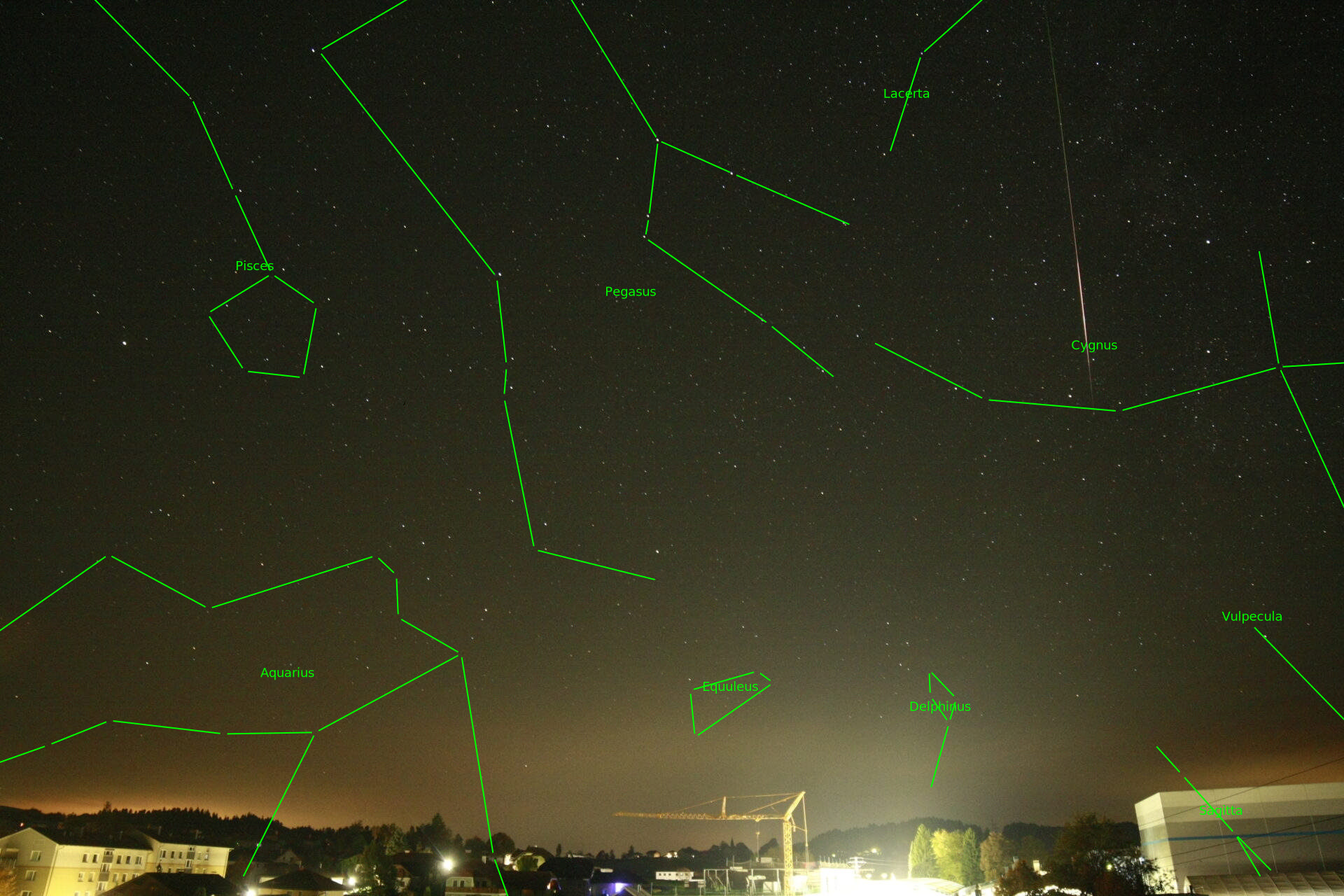 Sternkarten-Overlay (Astrometry.net)
