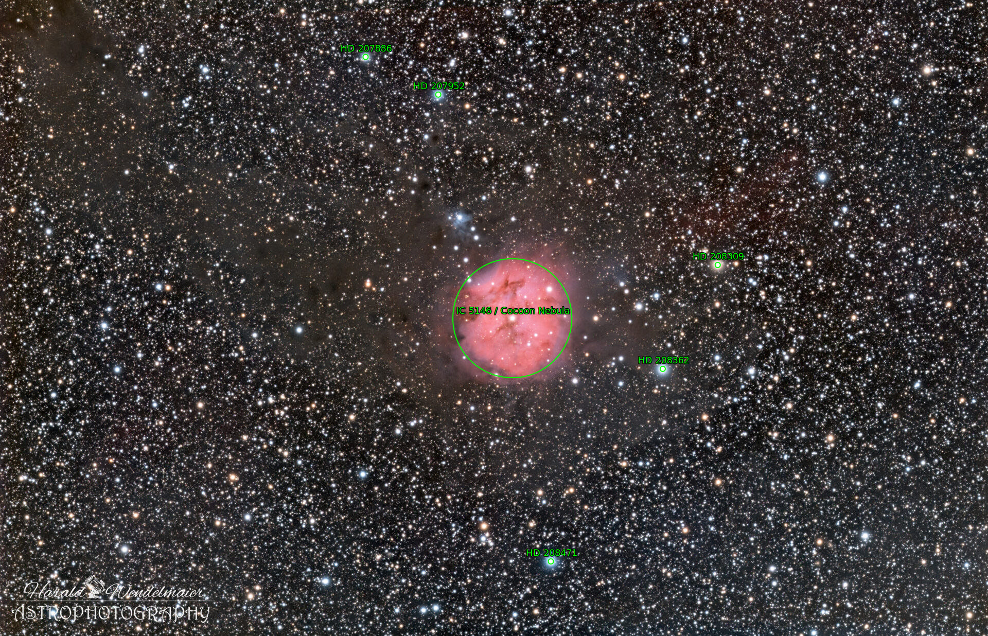 Sternkarten-Overlay (Astrometry.net)