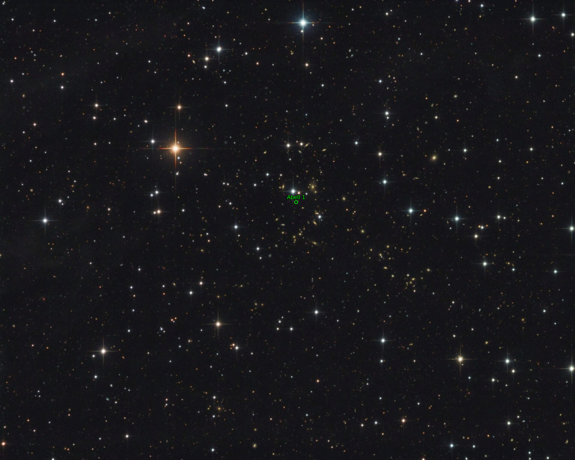 Sternkarten-Overlay (Astrometry.net)