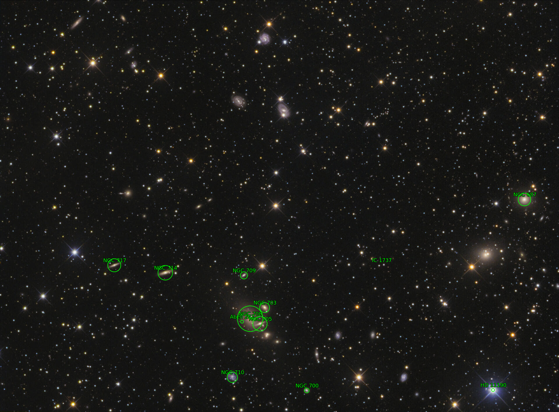 Sternkarten-Overlay (Astrometry.net)
