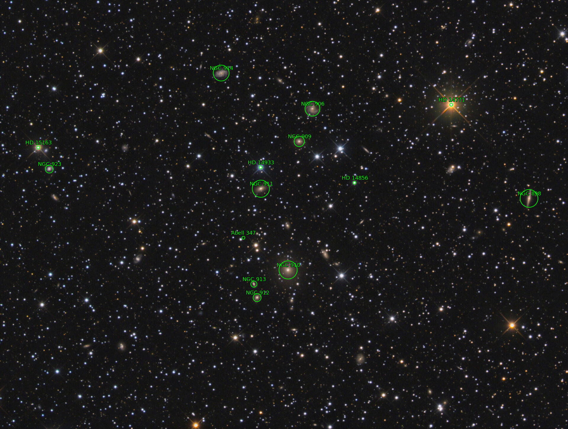 Sternkarten-Overlay (Astrometry.net)