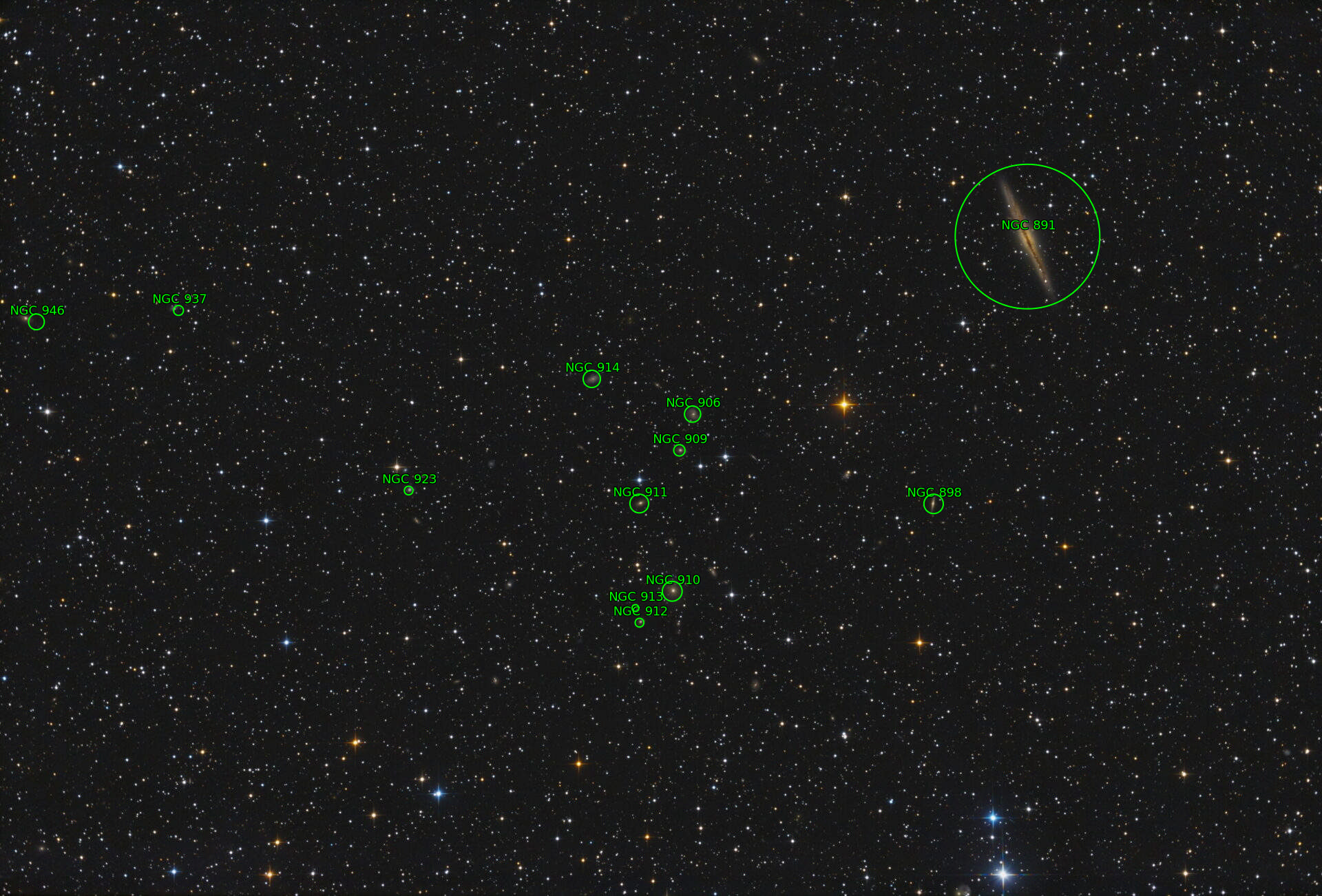 Sternkarten-Overlay (Astrometry.net)
