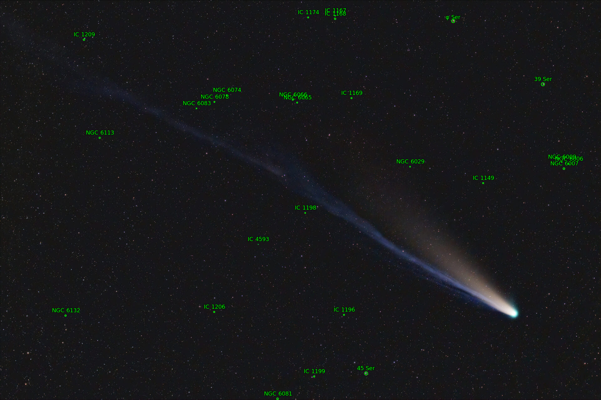 Sternkarten-Overlay (Astrometry.net)