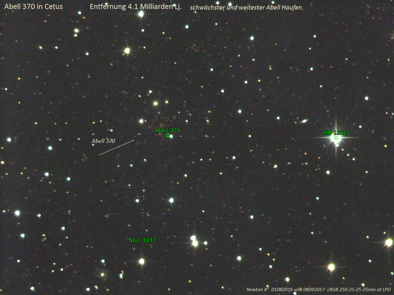 Sternkarten-Overlay (Astrometry.net)