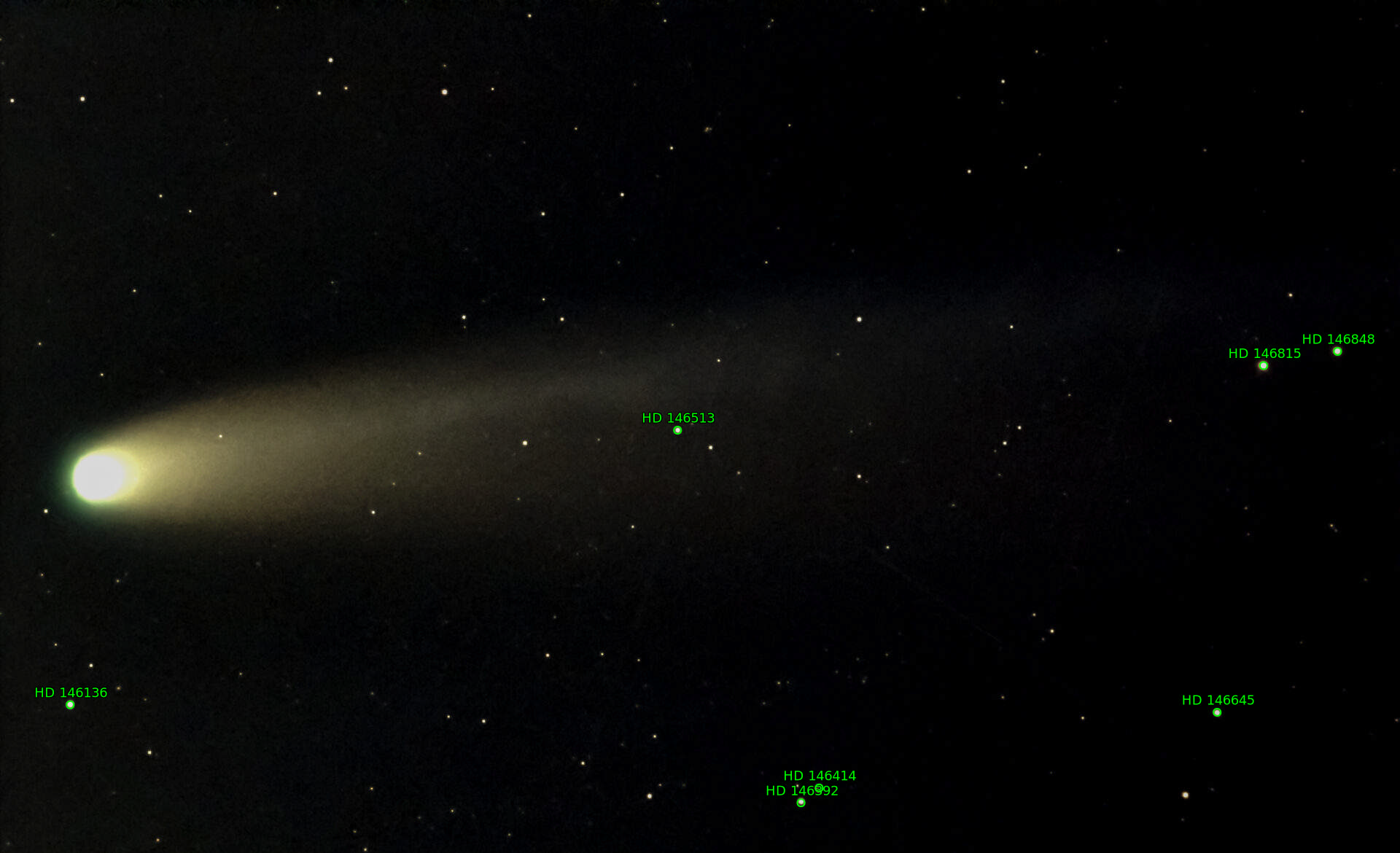 Sternkarten-Overlay (Astrometry.net)
