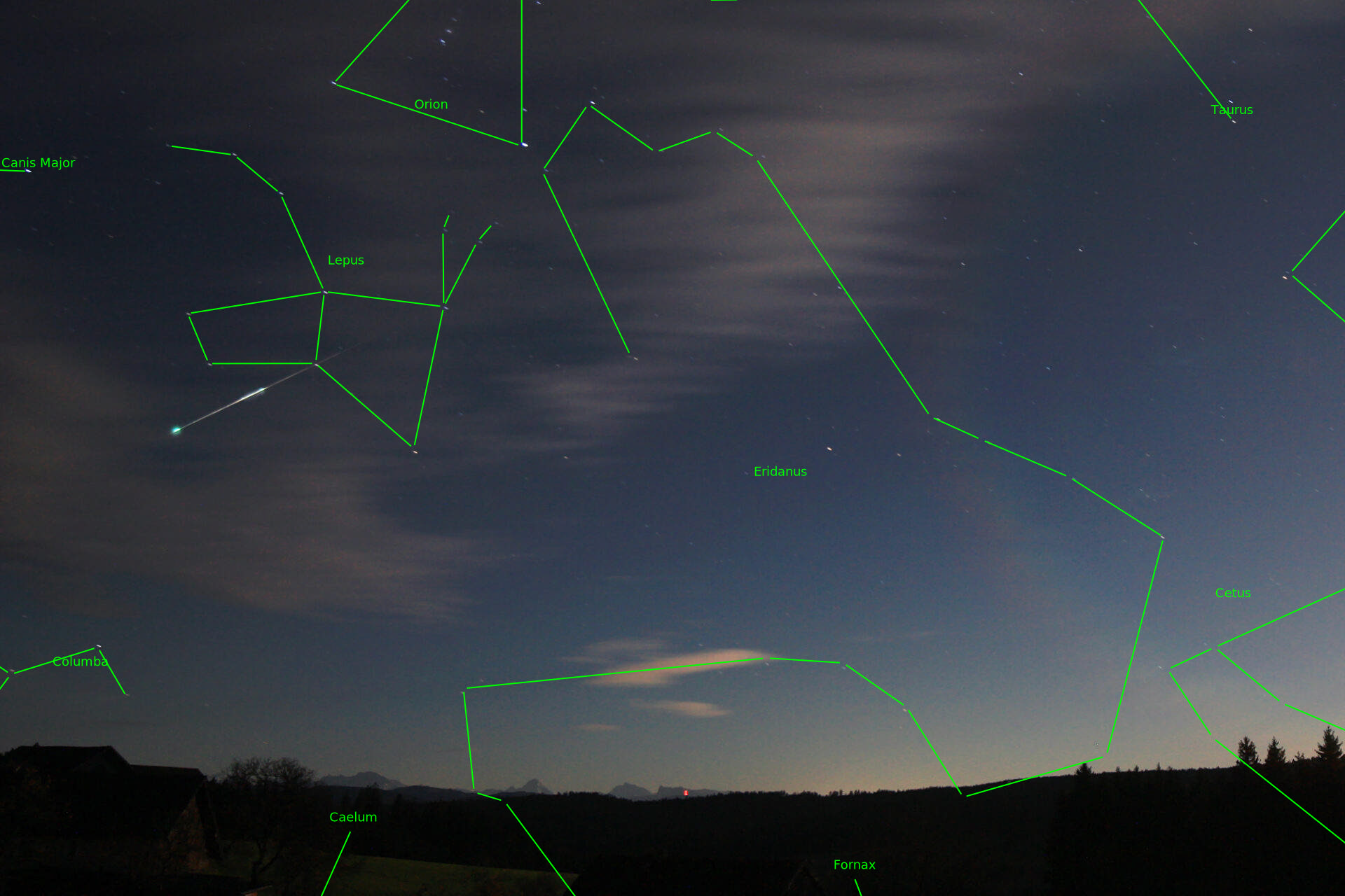 Sternkarten-Overlay (Astrometry.net)