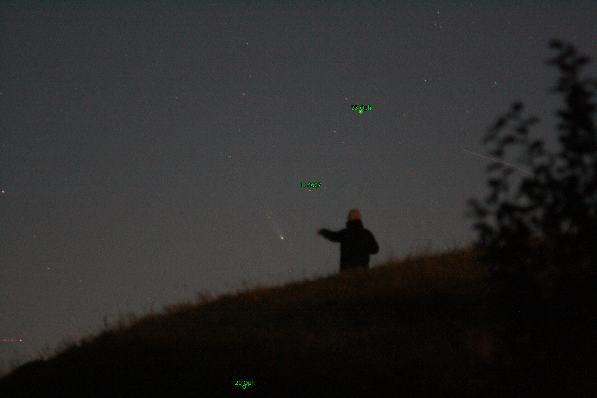 Sternkarten-Overlay (Astrometry.net)