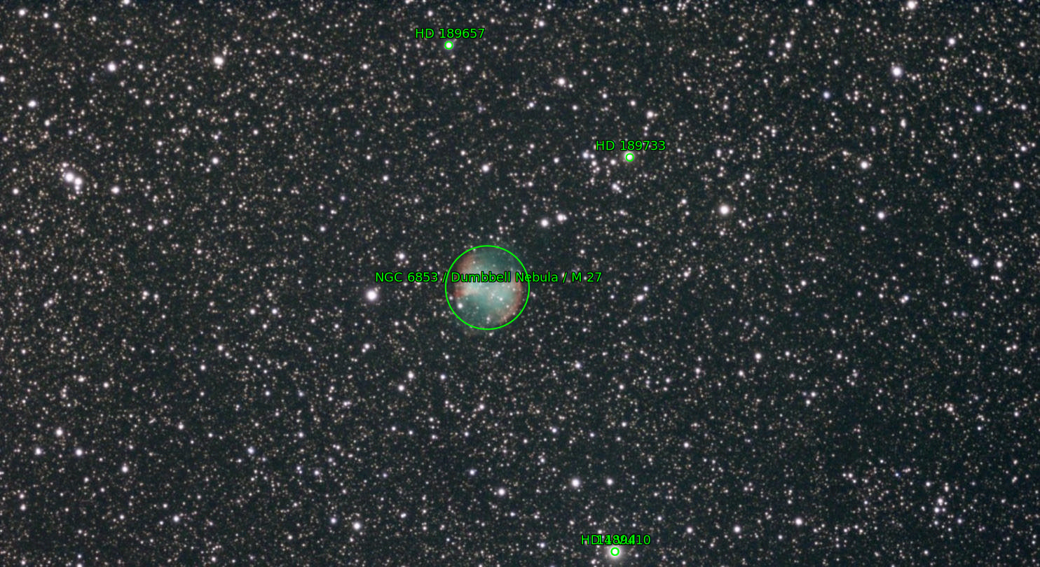 Sternkarten-Overlay (Astrometry.net)