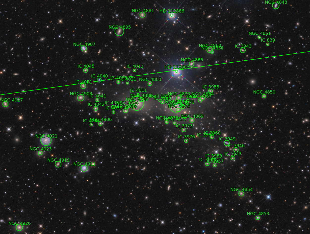 Sternkarten-Overlay (Astrometry.net)
