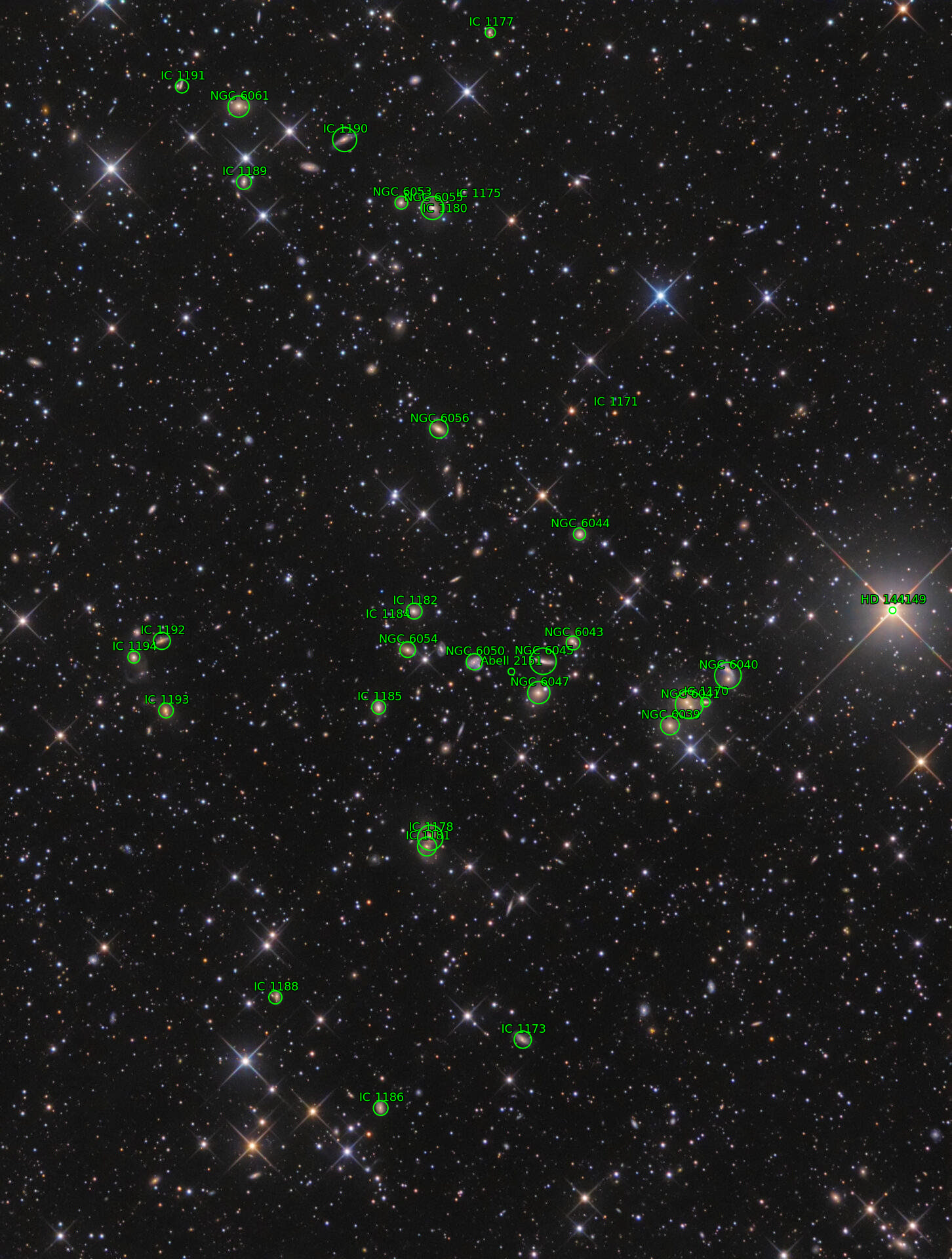 Sternkarten-Overlay (Astrometry.net)