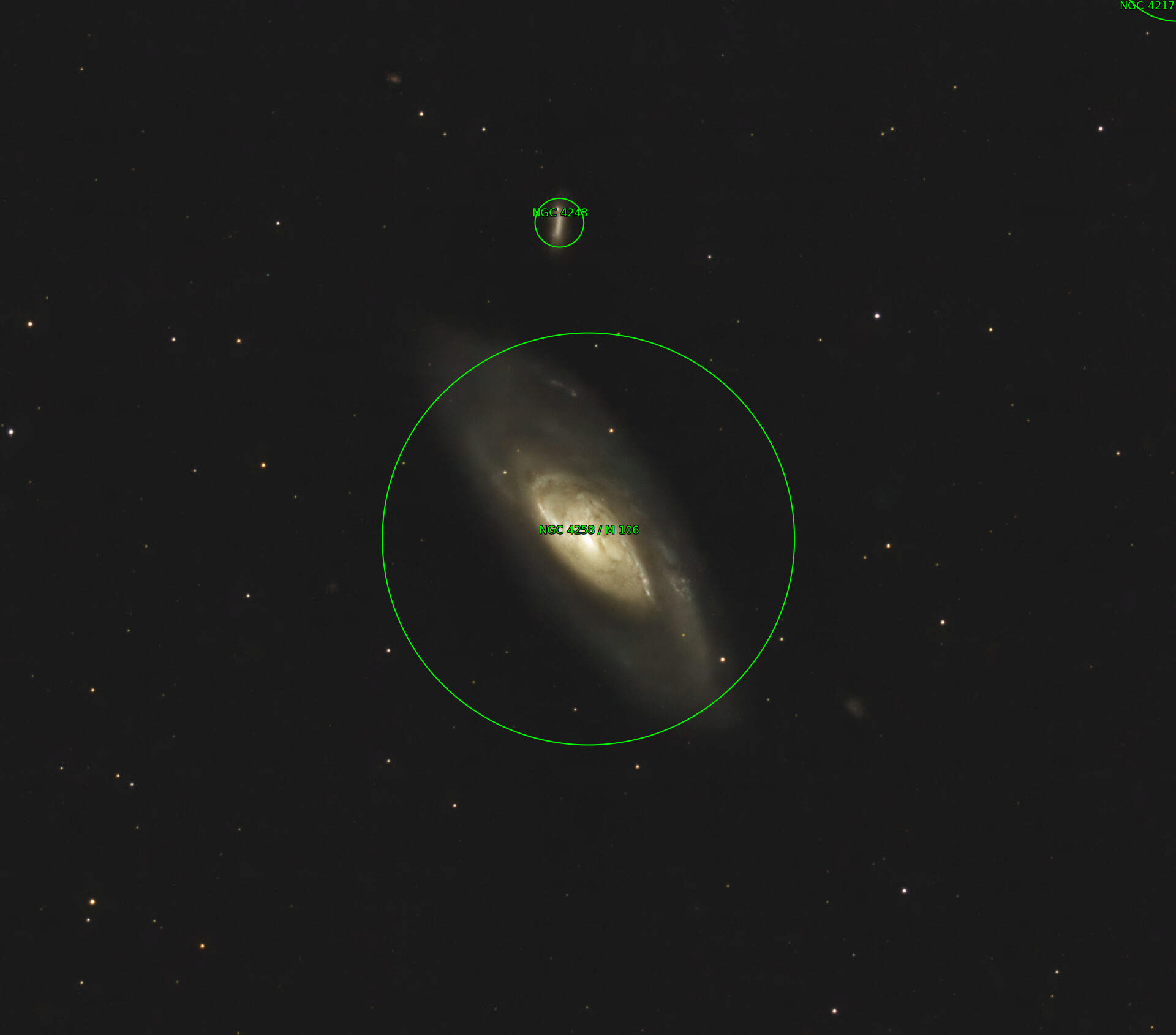 Sternkarten-Overlay (Astrometry.net)