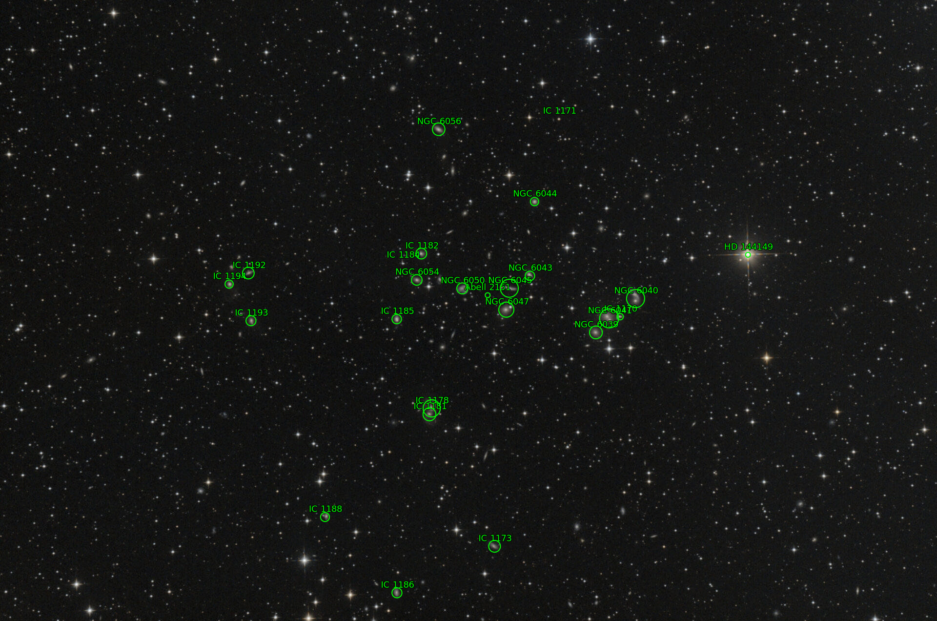 Sternkarten-Overlay (Astrometry.net)