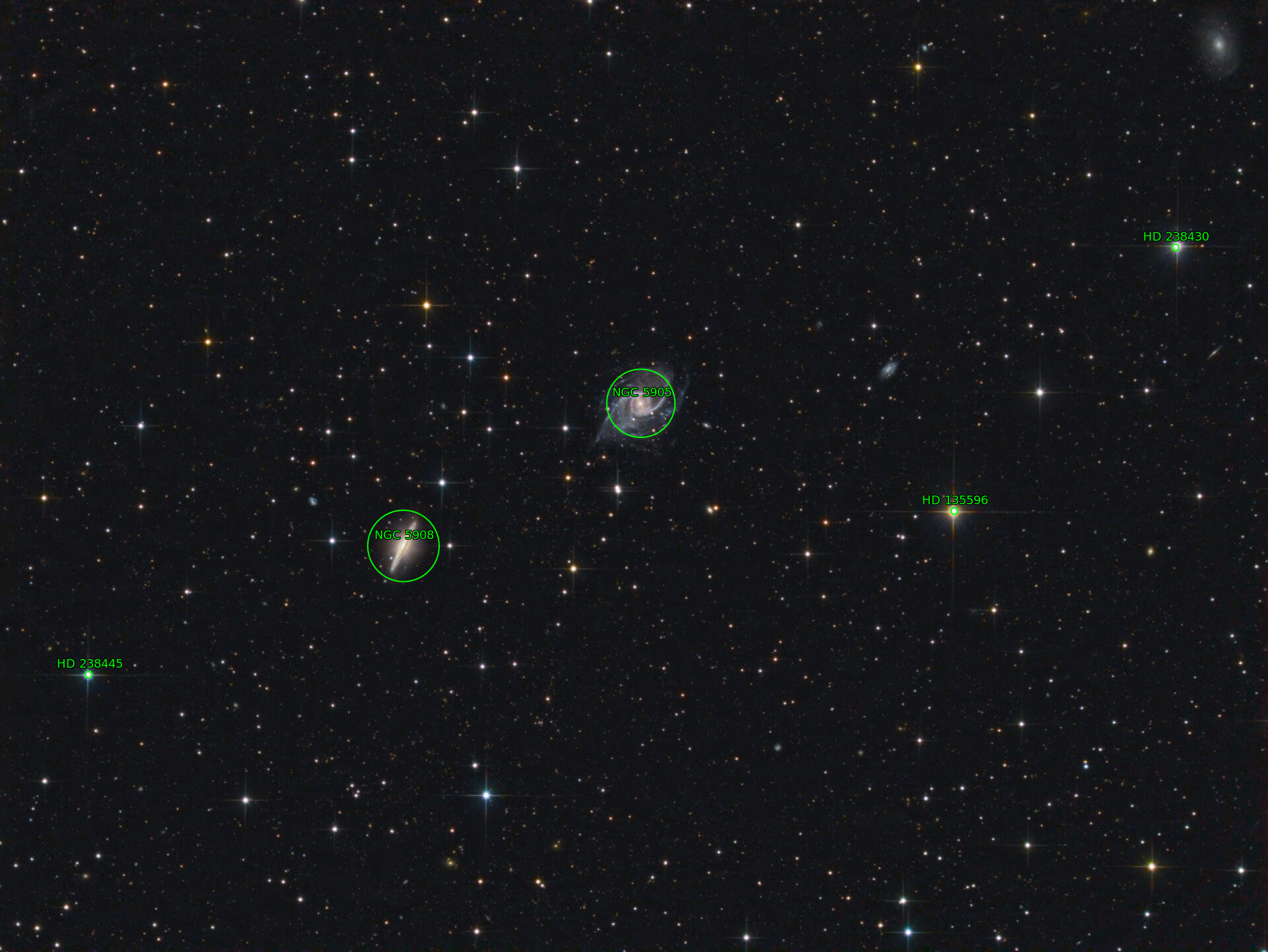 Sternkarten-Overlay (Astrometry.net)