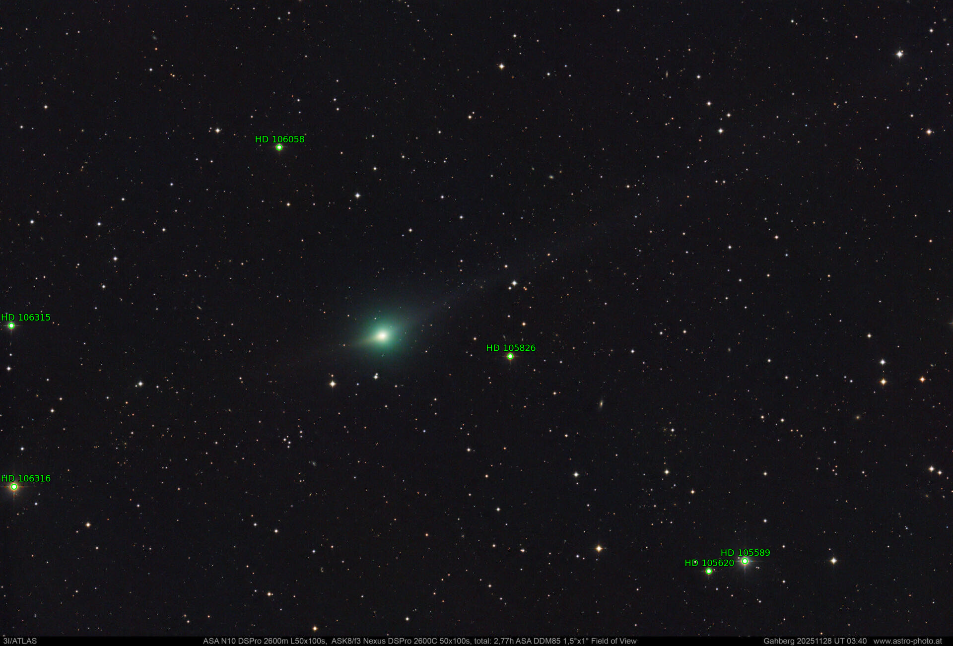 Sternkarten-Overlay (Astrometry.net)