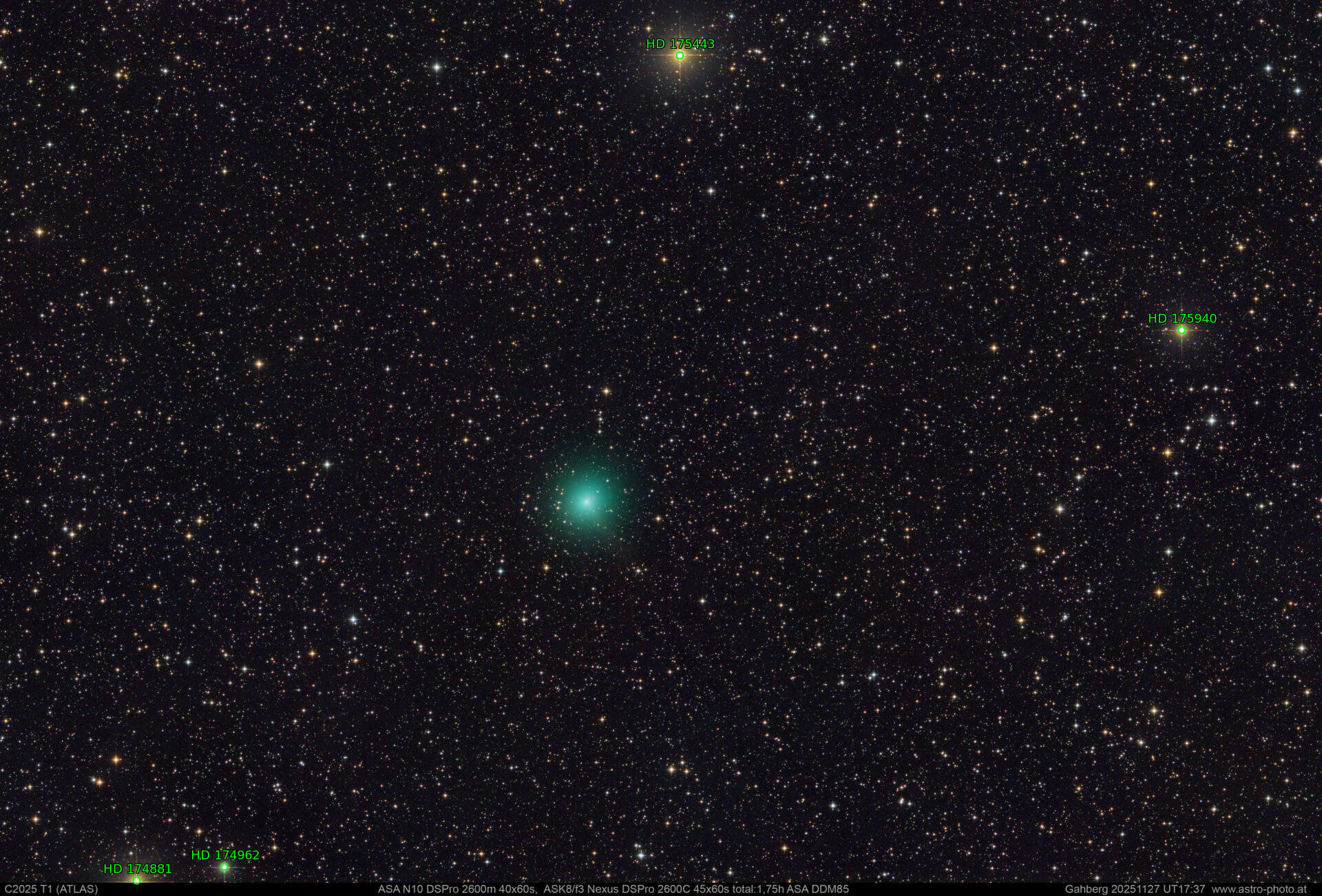Sternkarten-Overlay (Astrometry.net)