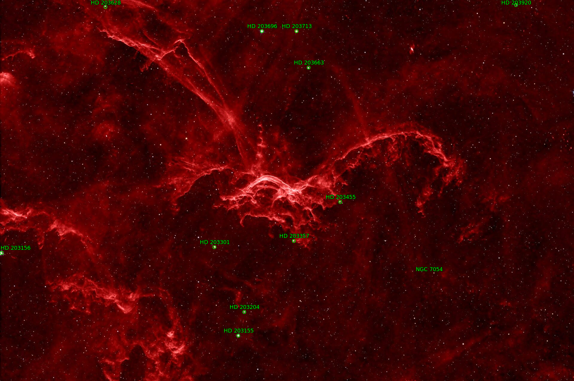 Sternkarten-Overlay (Astrometry.net)