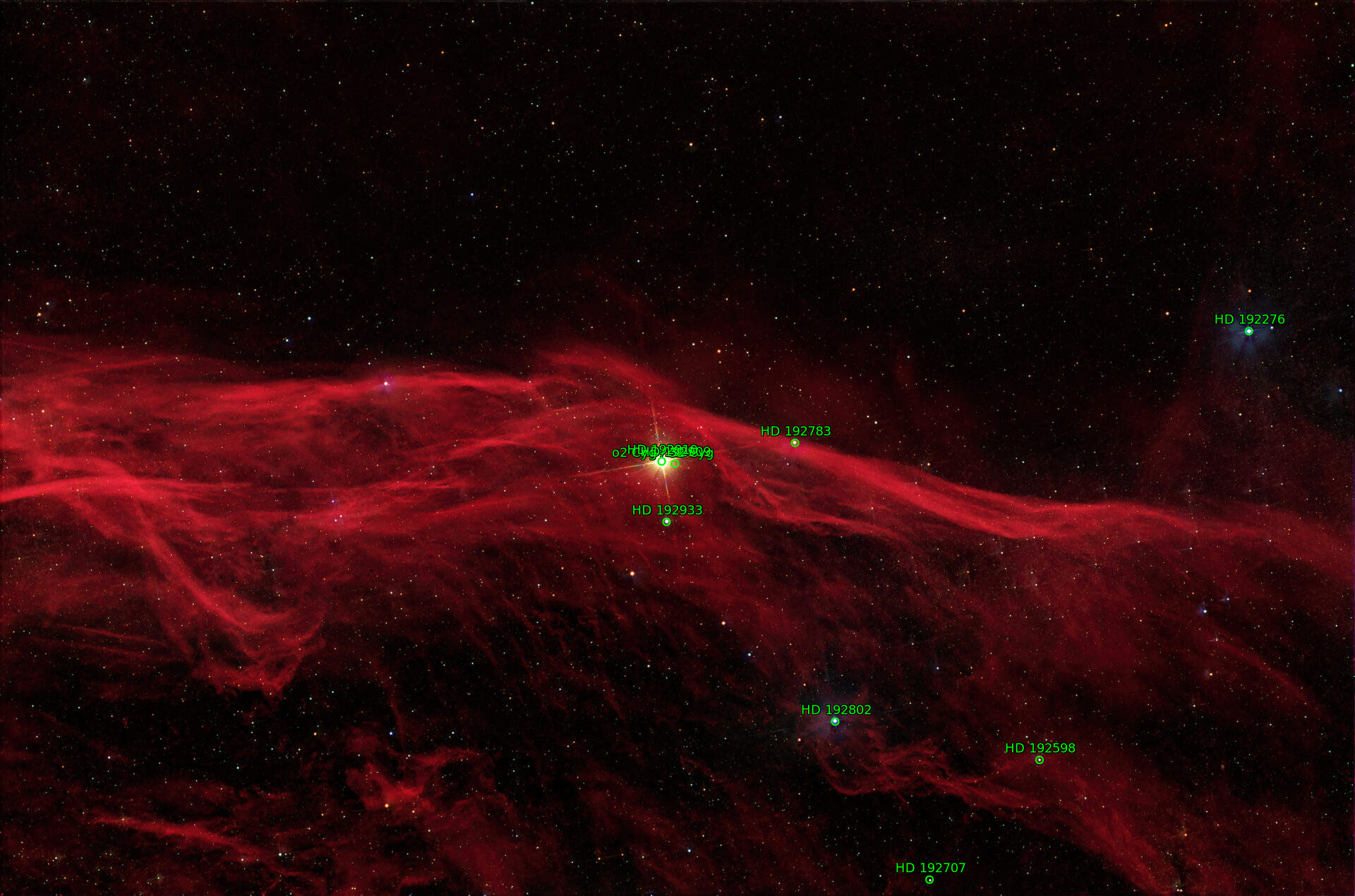 Sternkarten-Overlay (Astrometry.net)