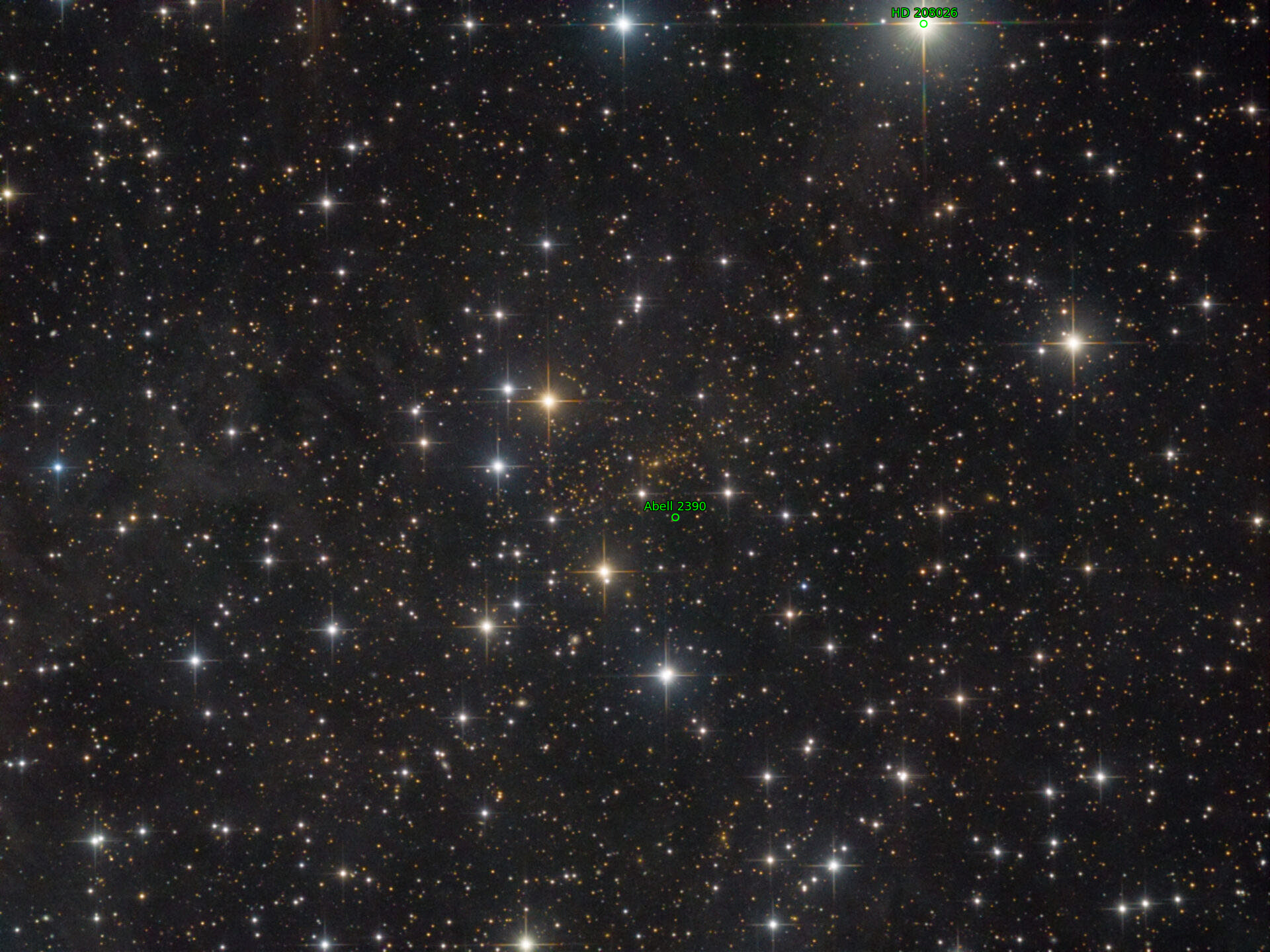 Sternkarten-Overlay (Astrometry.net)