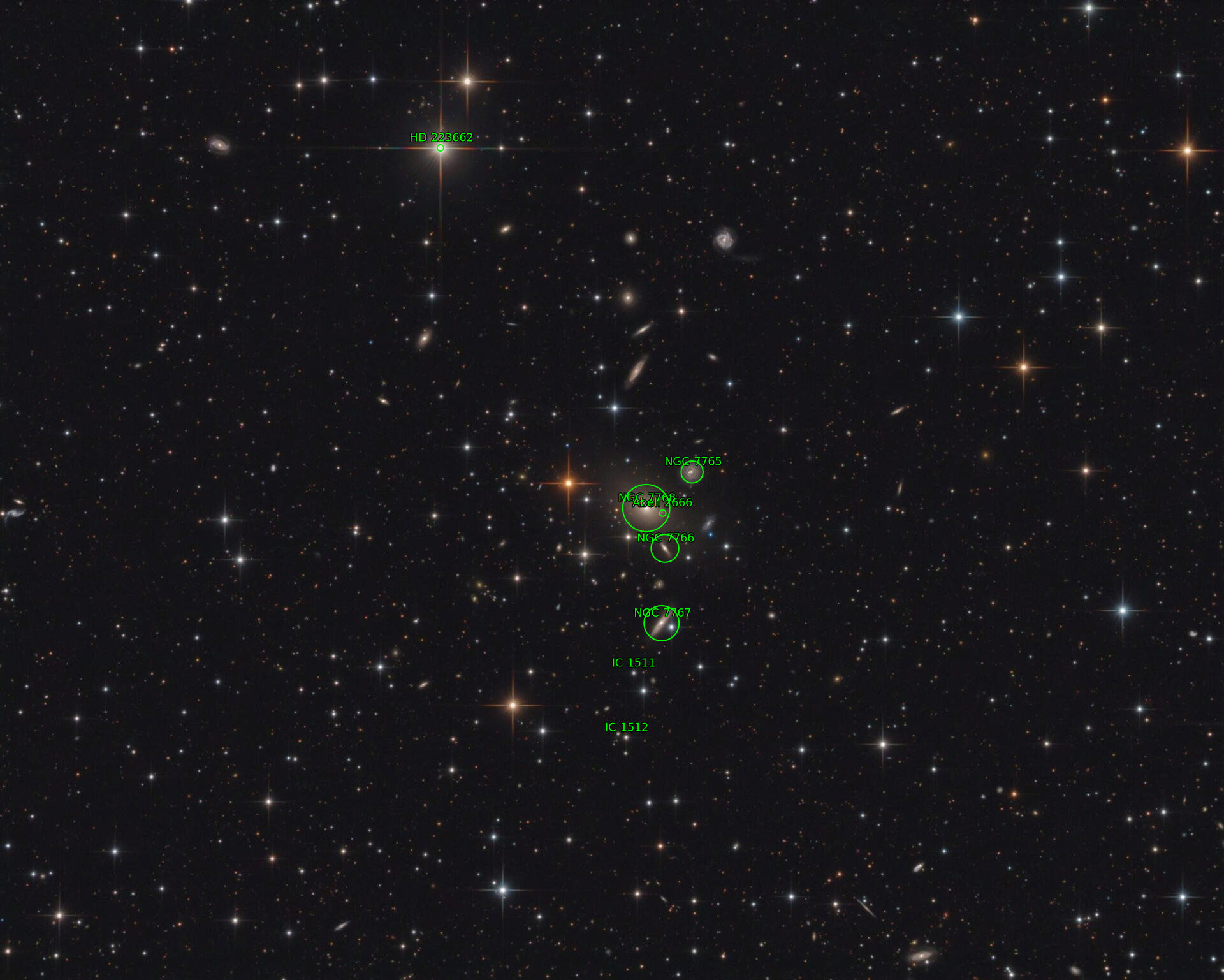 Sternkarten-Overlay (Astrometry.net)
