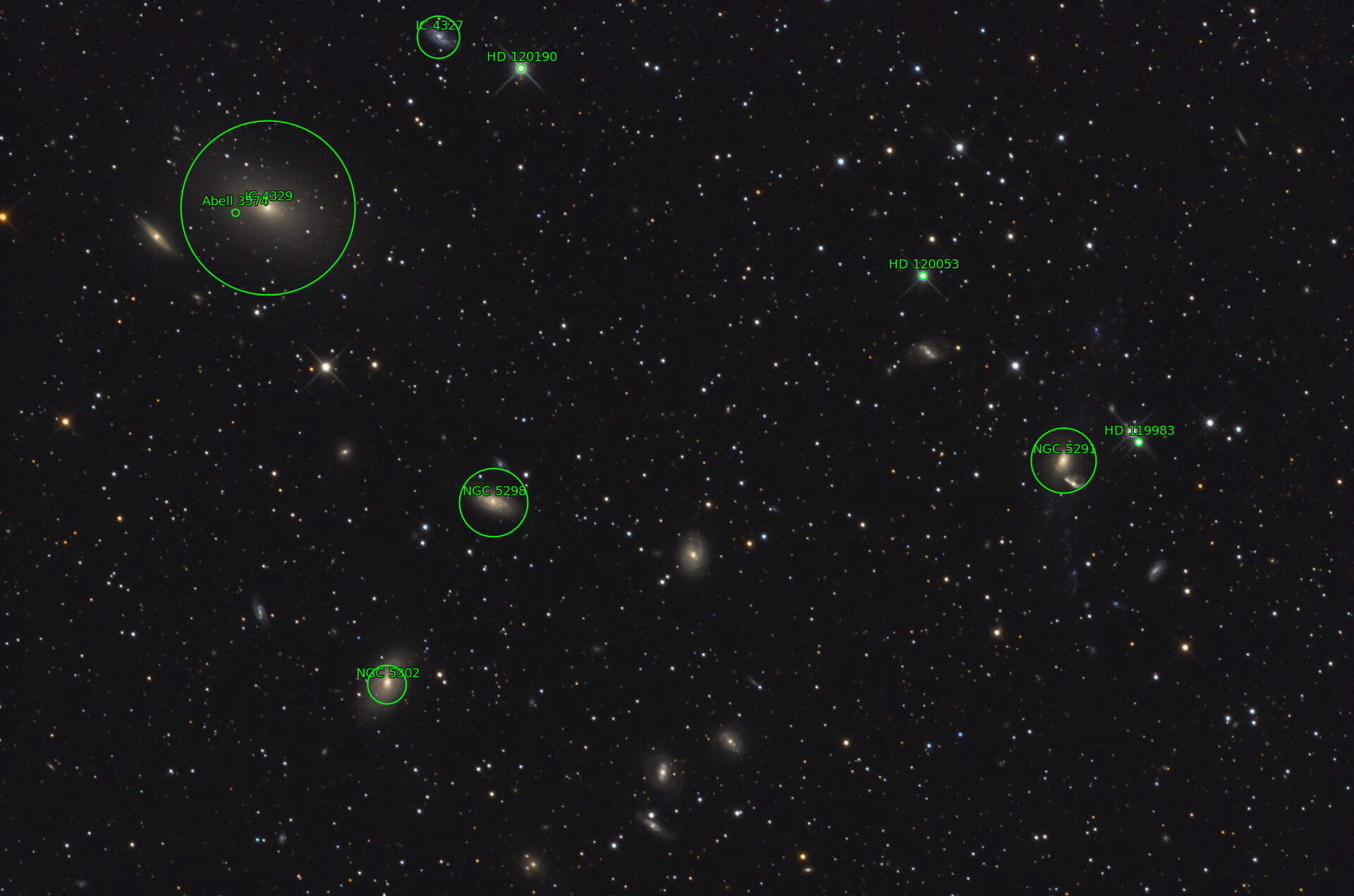 Sternkarten-Overlay (Astrometry.net)