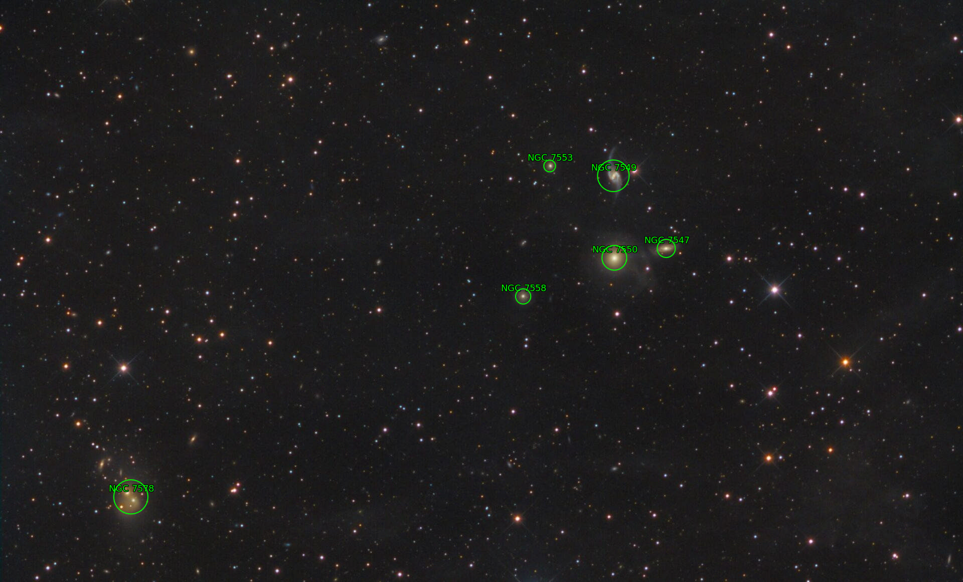 Sternkarten-Overlay (Astrometry.net)