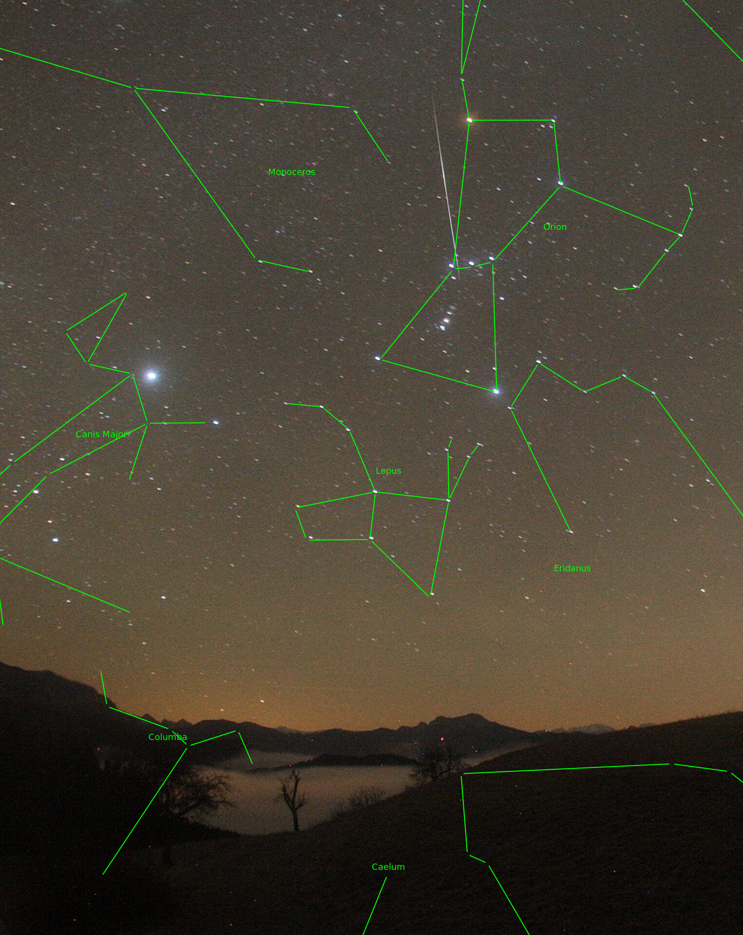 Sternkarten-Overlay (Astrometry.net)