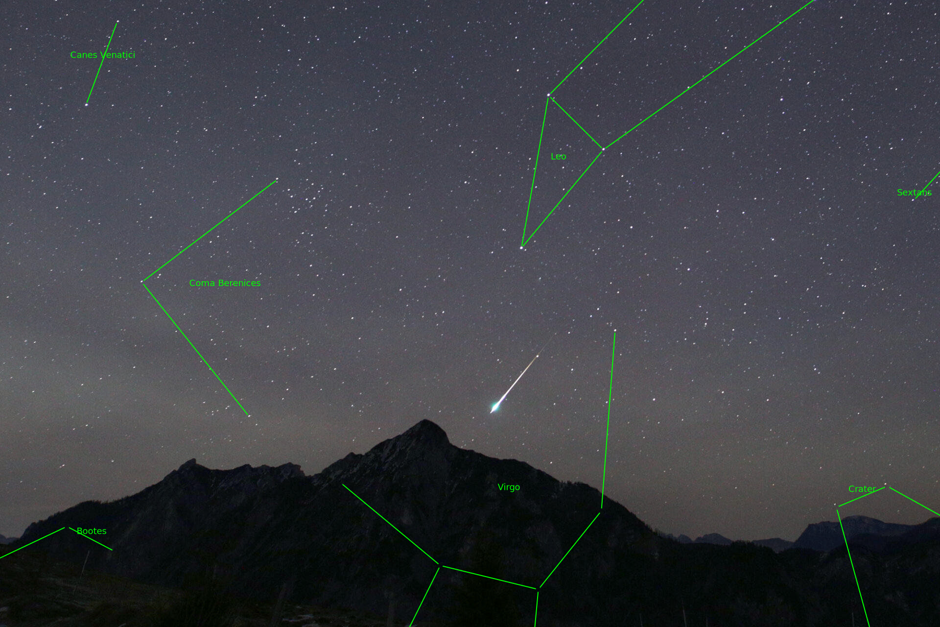 Sternkarten-Overlay (Astrometry.net)