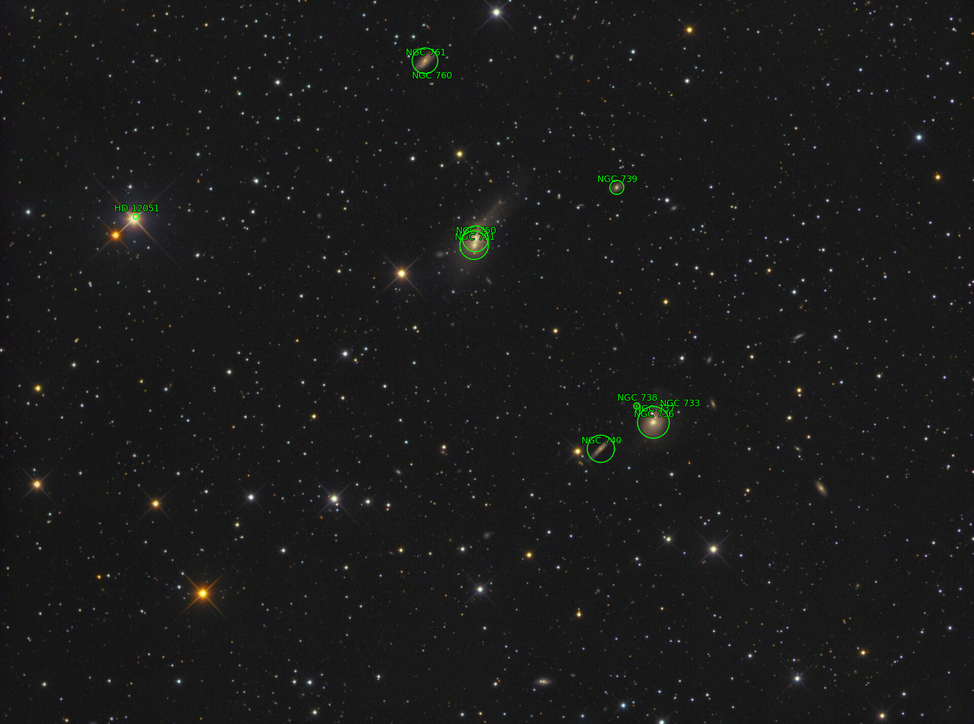 Sternkarten-Overlay (Astrometry.net)