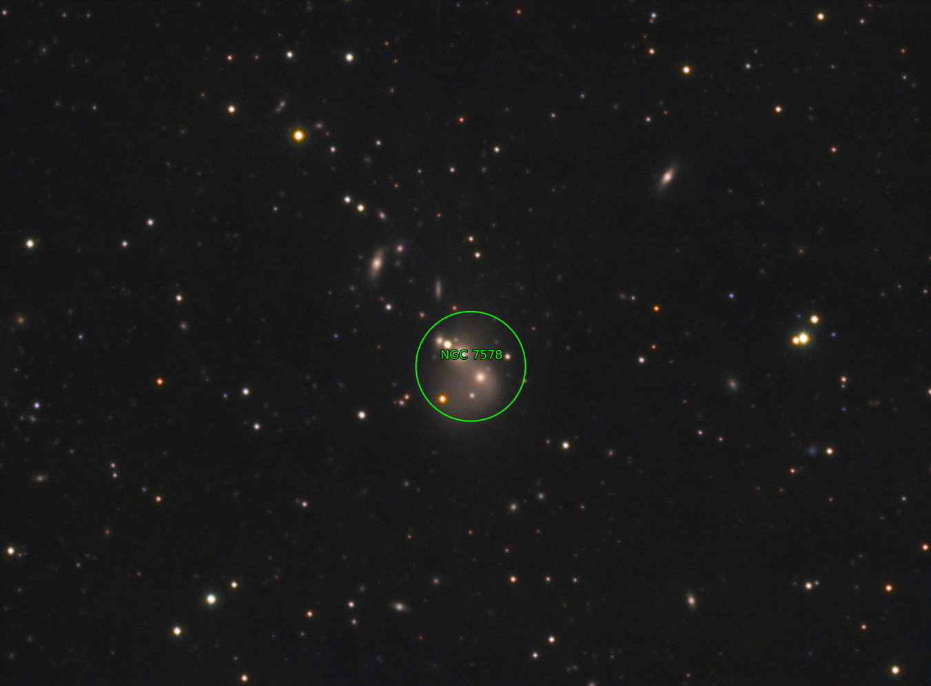 Sternkarten-Overlay (Astrometry.net)