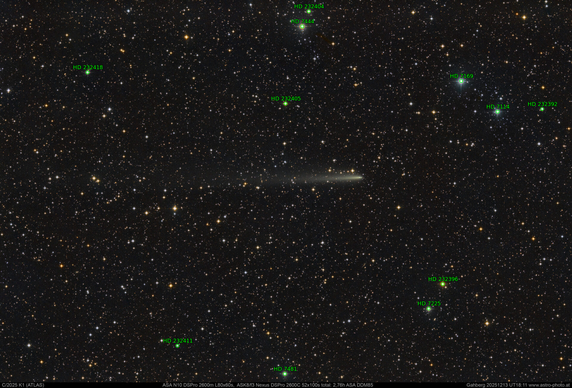 Sternkarten-Overlay (Astrometry.net)