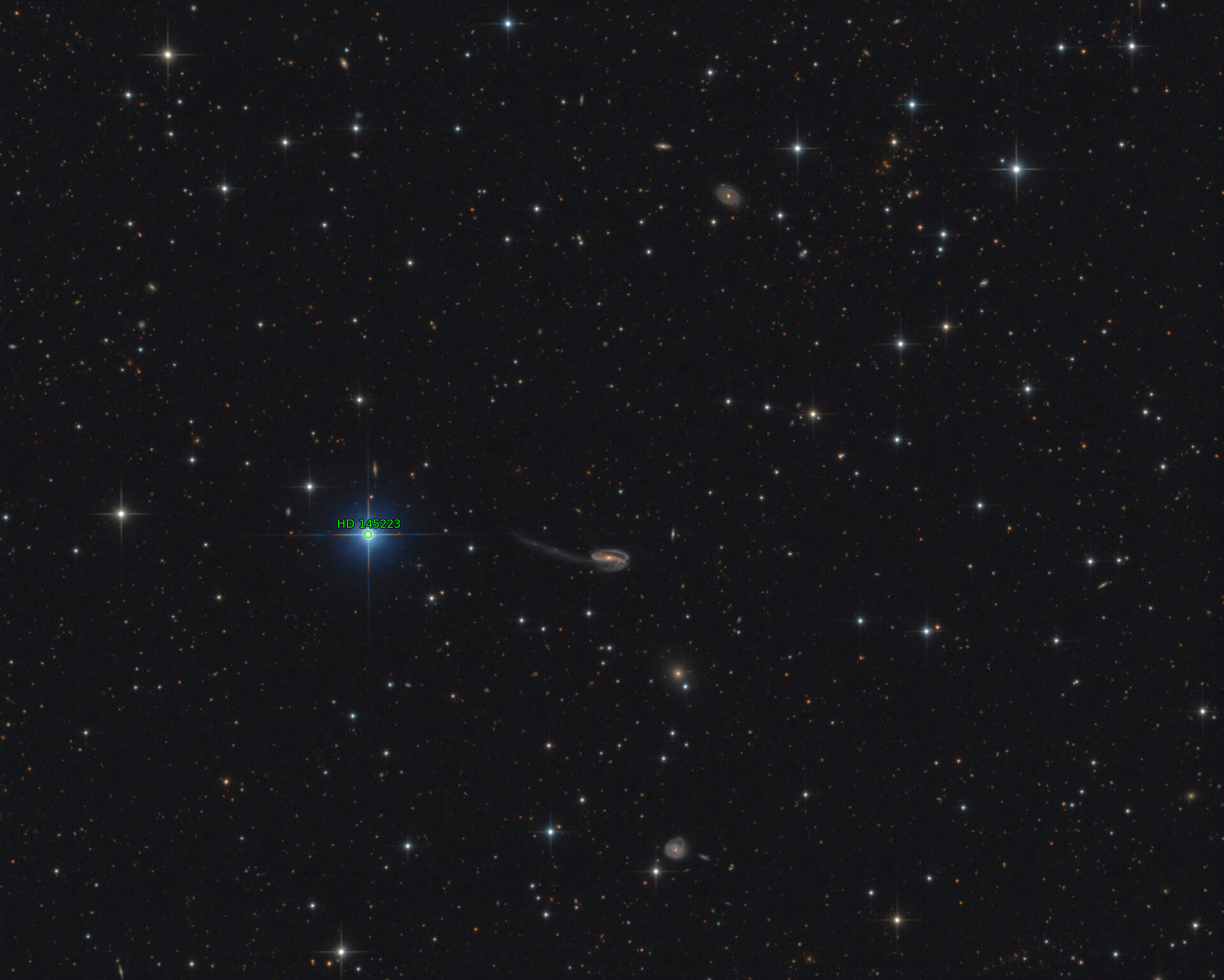 Sternkarten-Overlay (Astrometry.net)