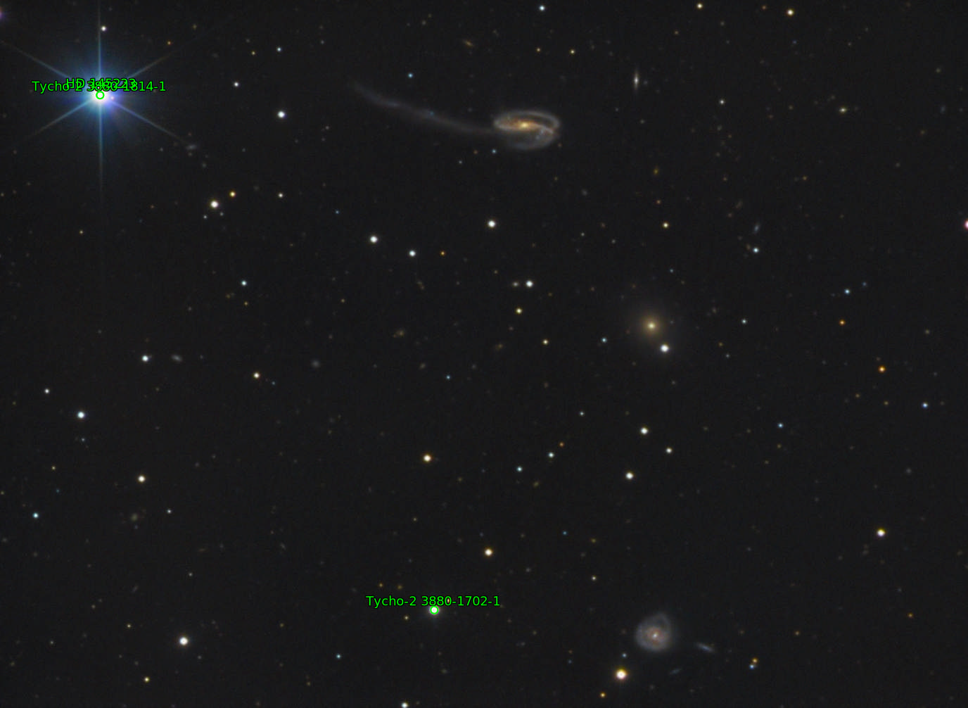 Sternkarten-Overlay (Astrometry.net)