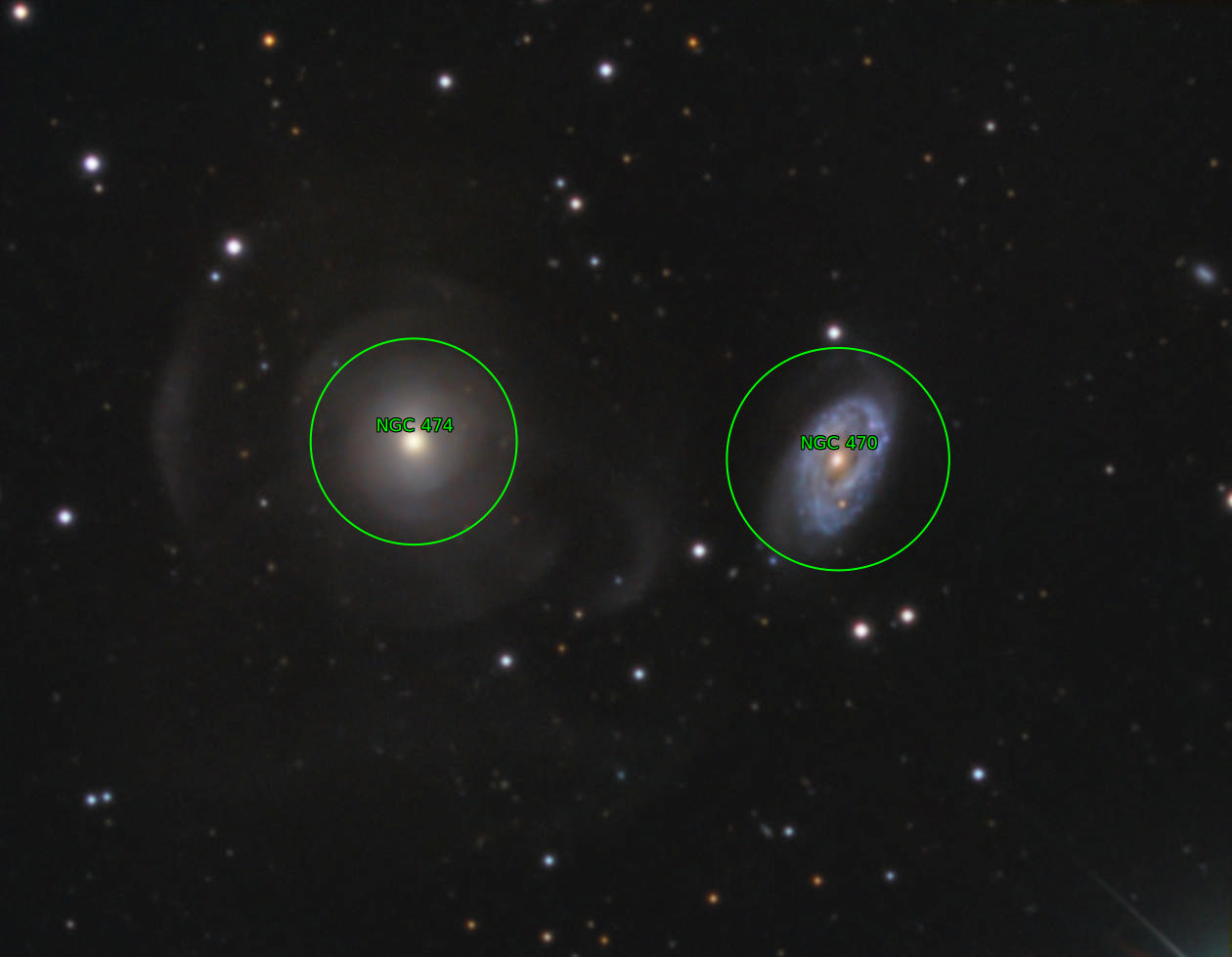 Sternkarten-Overlay (Astrometry.net)